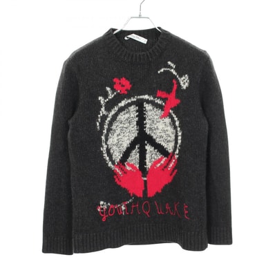 ディオール Dior Youthquake ニット 衣料品 トップス カシミヤ レディース グレー系 / マルチカラー 【中古】