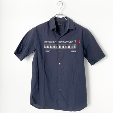 UNDERCOVER short sleeve shirt "Navy"