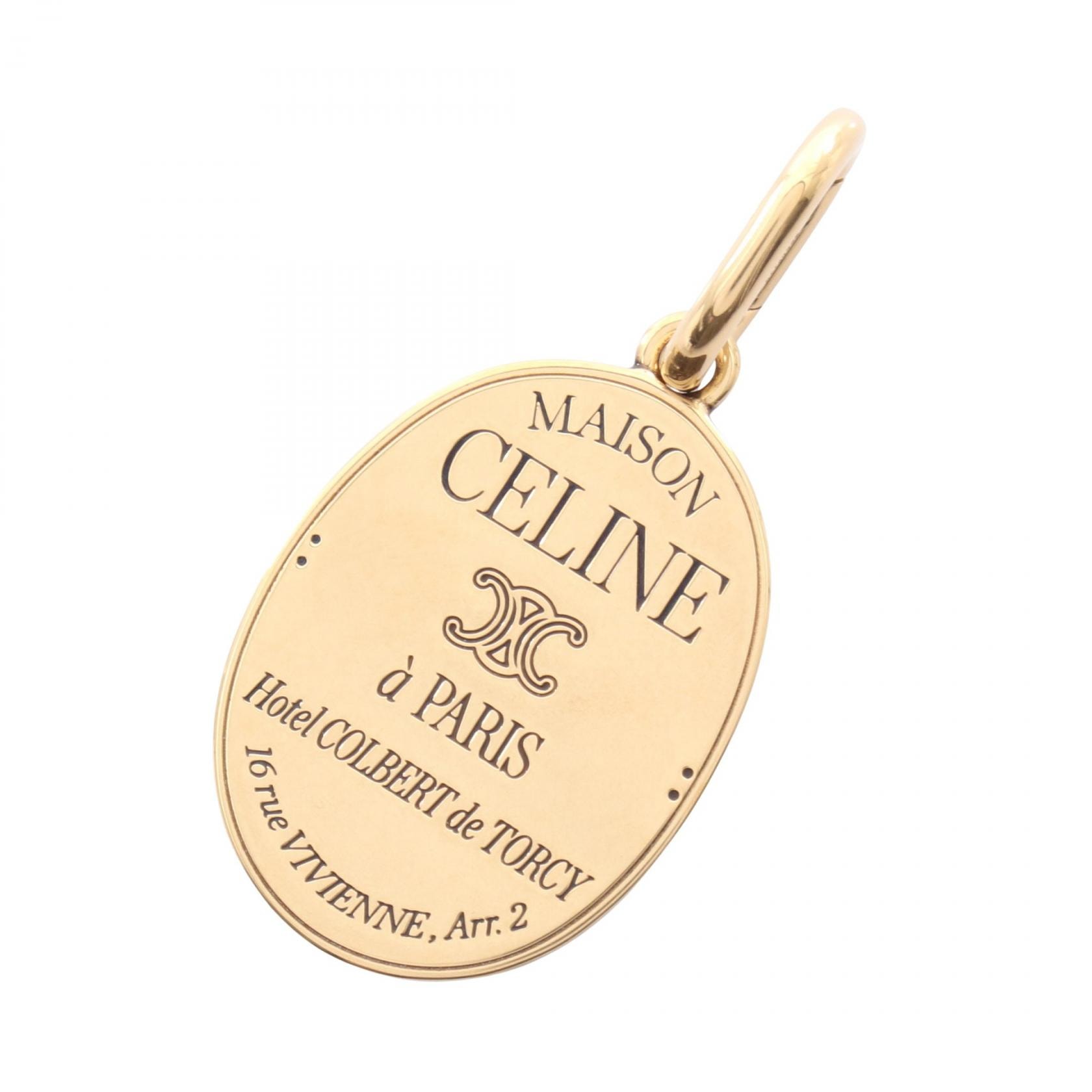 セリーヌ CELINE メダル チャーム アクセサリー GP(ゴールドメッキ) レディース ゴールド系 B101O6BRA35OR 【新品】