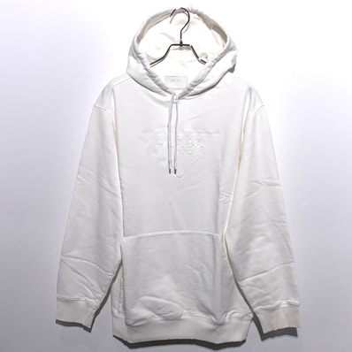 PRADA FELPA Logo Hoodie "White"