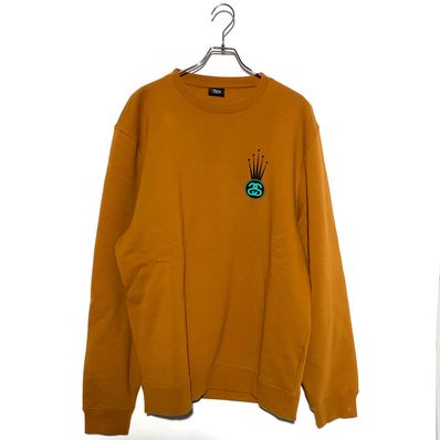 STUSSY CROWN LINK CREW Brown