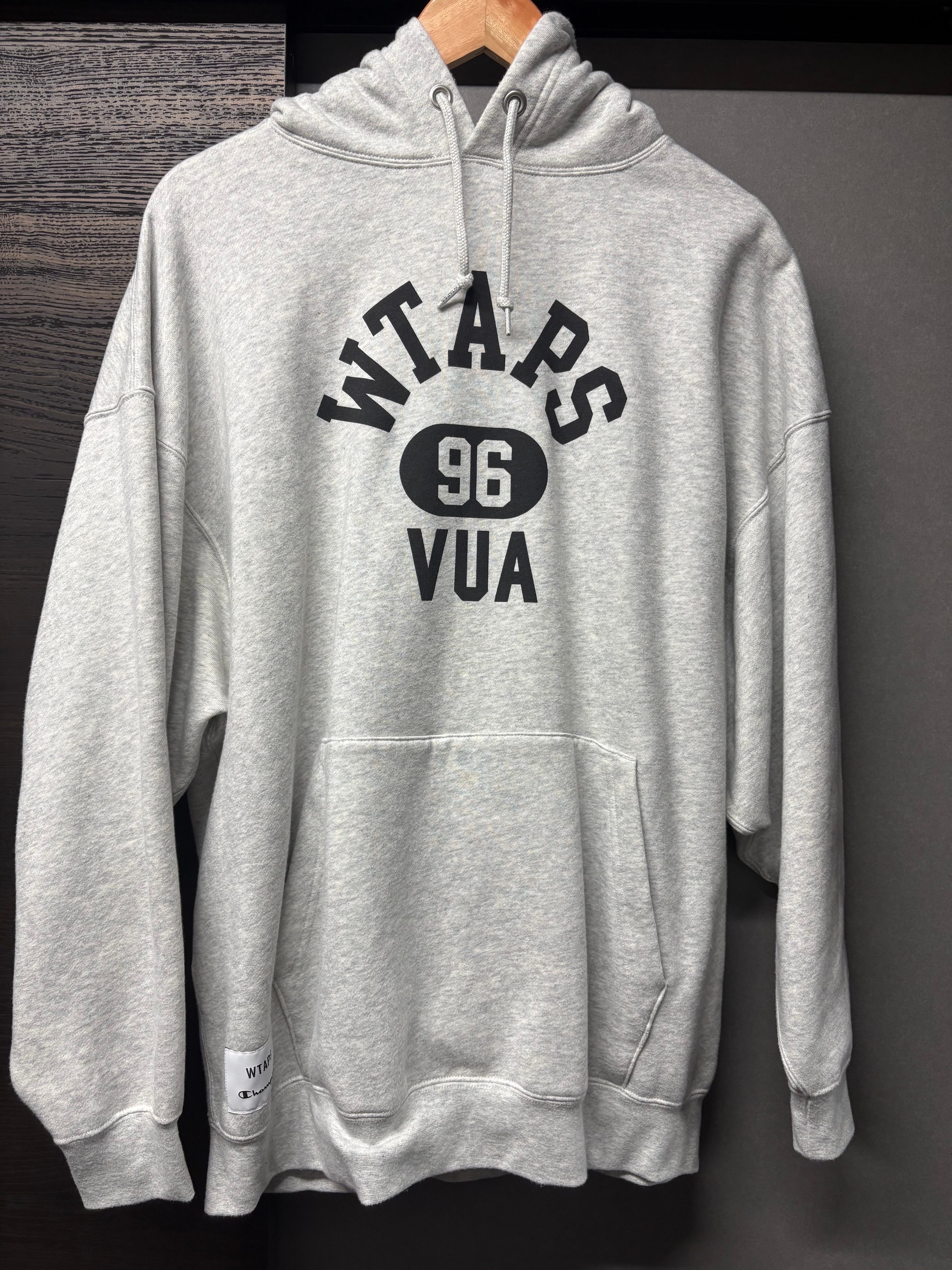 ダブルタップス x チャンピオン アカデミー / フーディー / CTPL "グレー" 242HBCHD-CSM04S / C8-B114