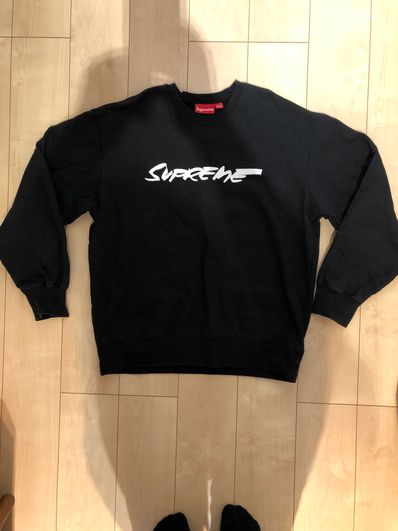 Supreme Futura Logo Crewneck "Black"