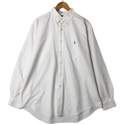 古着 ラルフローレン Ralph Lauren YARMOUTH 長袖 ボタンダウンシャツ メンズL相当/eaa543781