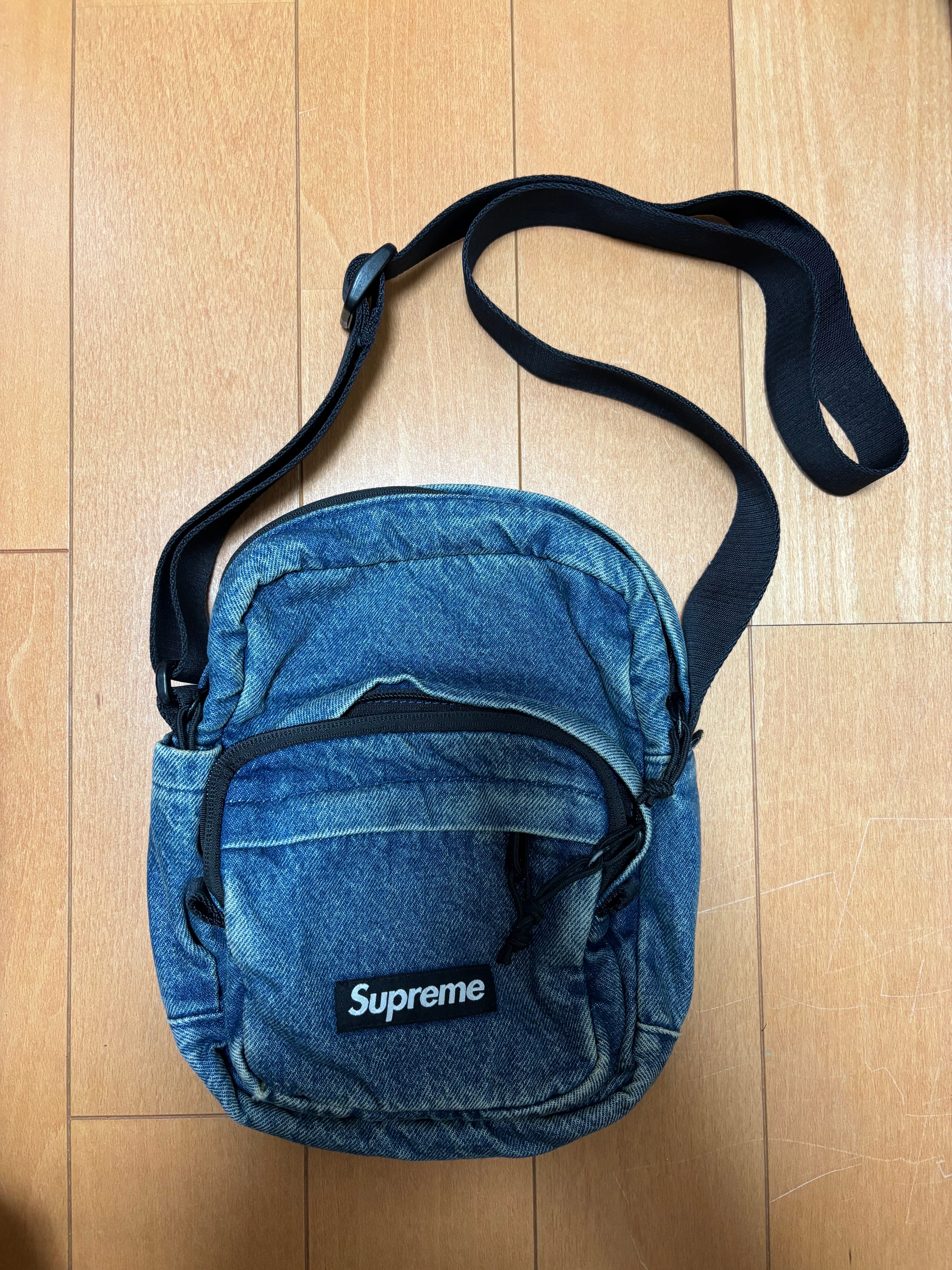Supreme Denim Shoulder Bag 