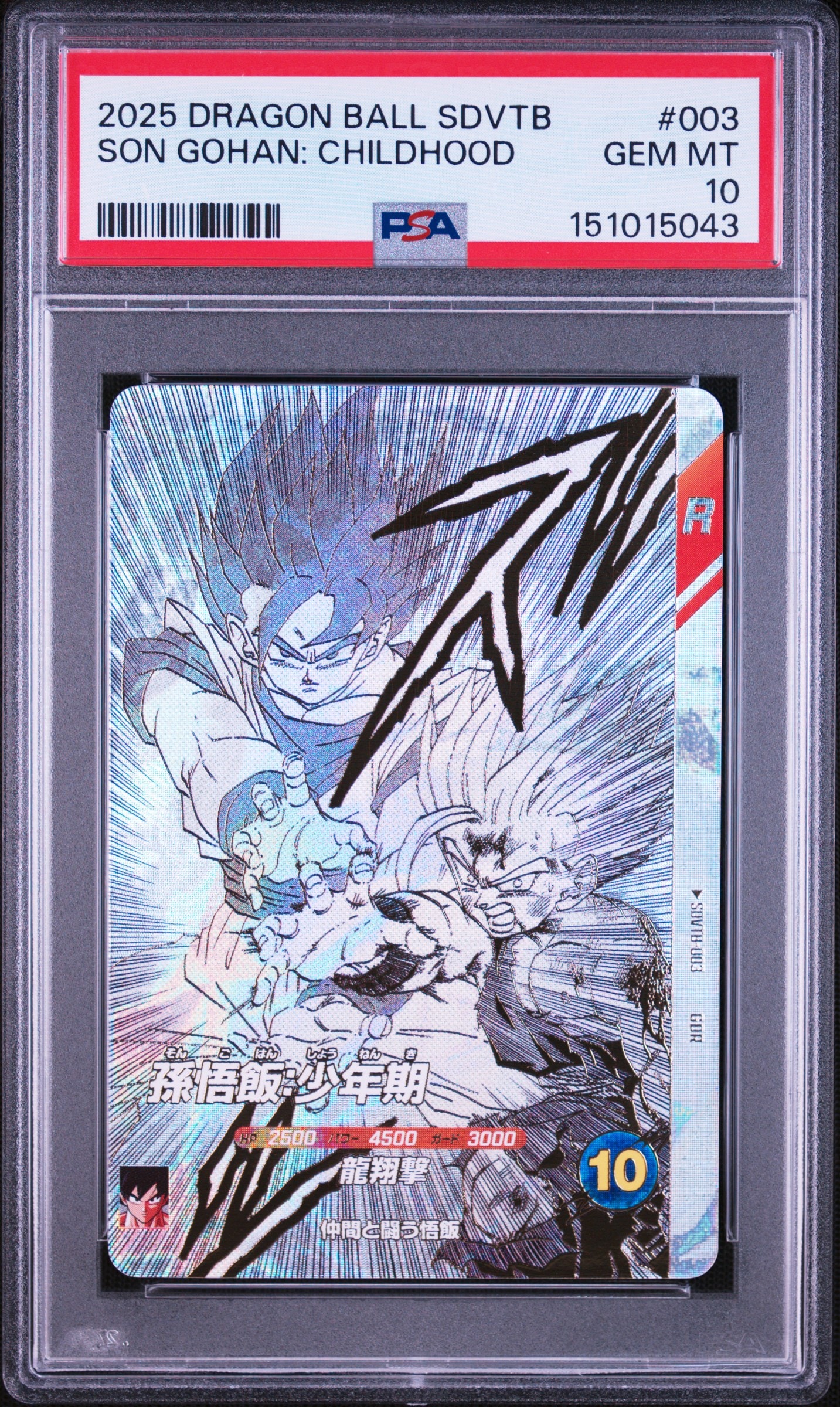 孫悟飯:少年期 GDR [SDVTB-003](ドラゴンボールスーパーダイバーズ「9ポケットバインダーセット ドラゴンボール 40th アニバーサリー エディション」)