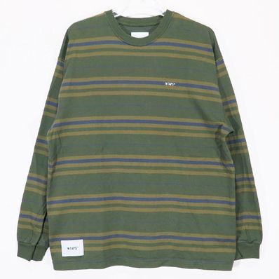 Wtaps Bdy 02 / LS / Cotton. Textile. Sign "Olive Drab"