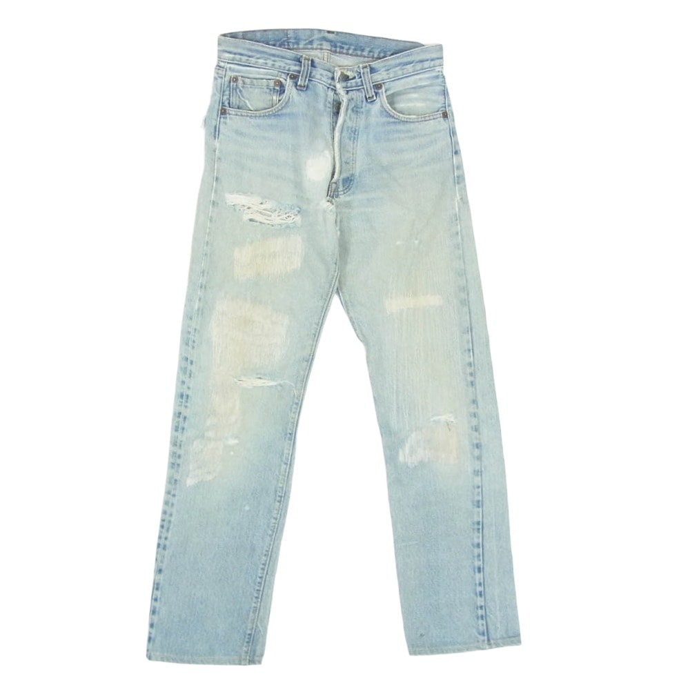 Levi's リーバイス 501 66後期 small e ボタン裏刻印6 デニム パンツ ジーンズ インディゴブルー系 サイズ表記無【中古】