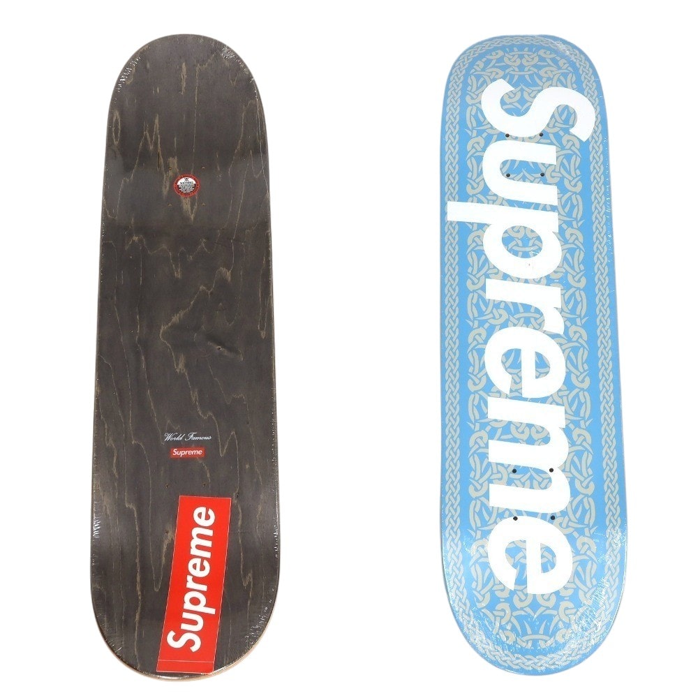 【中古】シュプリーム Supreme 2021年秋冬 Celtic Knot Skateboard スケートボード デッキ スケボー ライトブルー【サイズ8.25×32】【メンズ】
