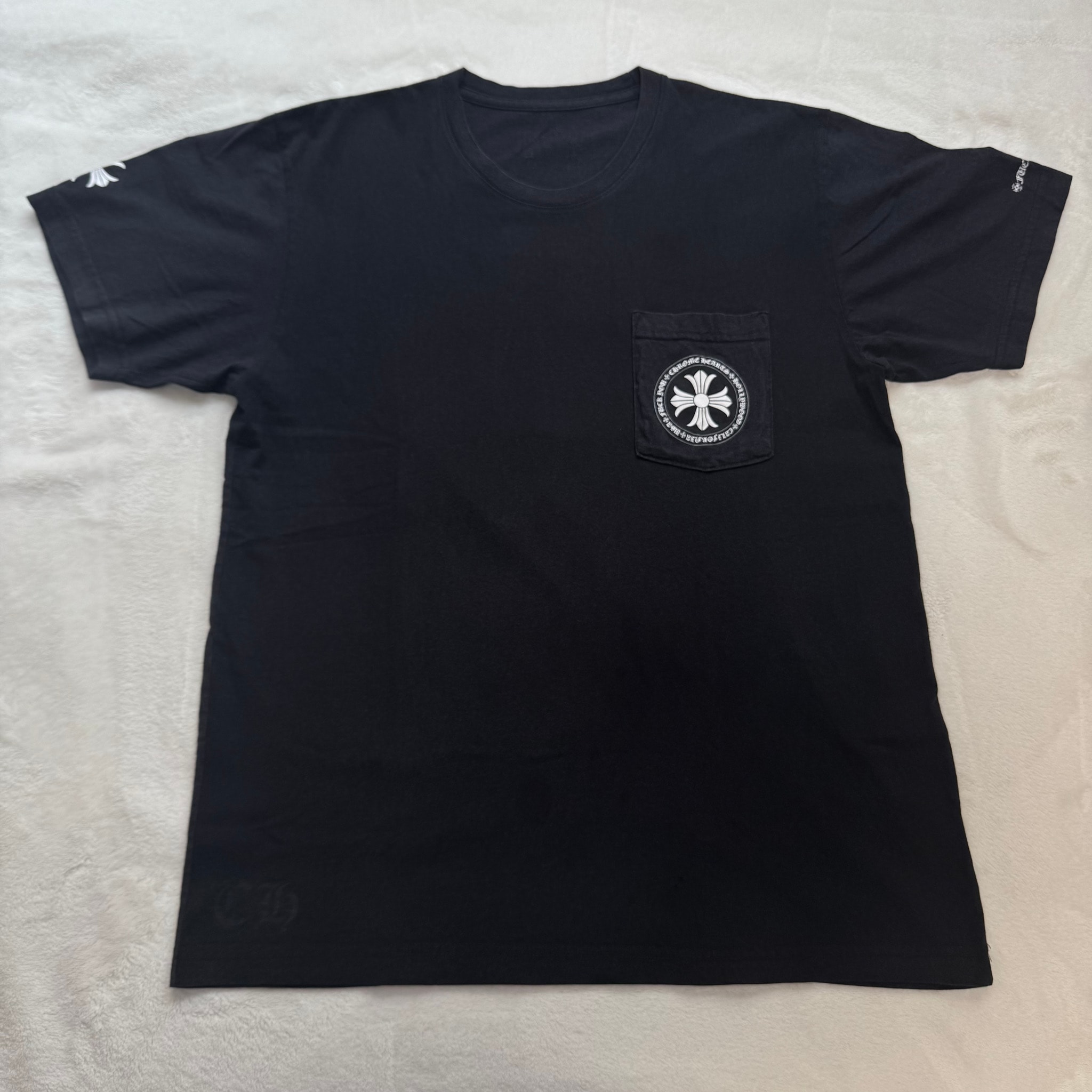 Chrome Hearts Back Print CH Plus Pocket T-Shirt "Black"