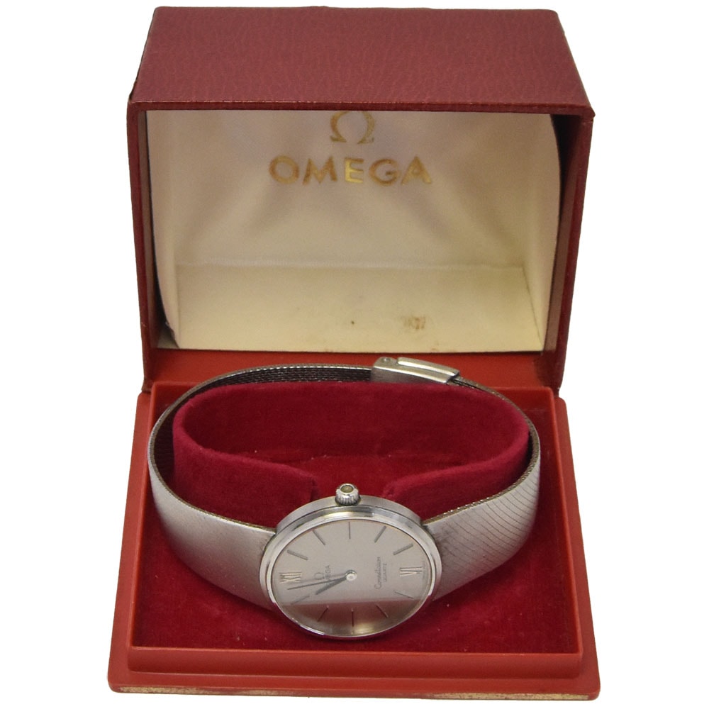D (傷や汚れあり)】値下 オメガ OMEGA コンステレーション SS シルバー