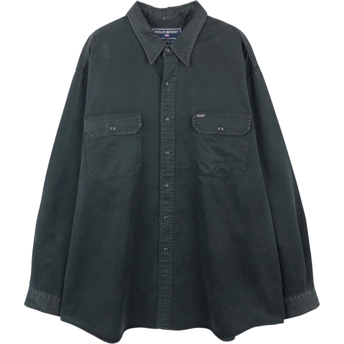 古着 ラルフローレン Ralph Lauren POLO SPORT ポロスポーツ 長袖 コットンシャツ メンズXXL相当/eaa666223