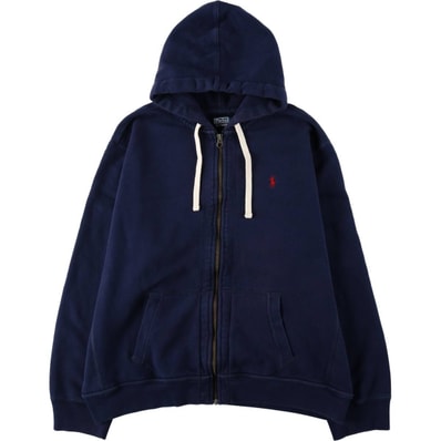 古着 ラルフローレン Ralph Lauren POLO by Ralph Lauren スウェットフルジップパーカー メンズXXL相当/eaa633063