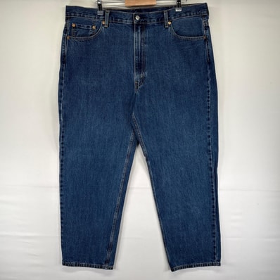 古着 リーバイス Levi's デニム パンツ 550 テーパード ジッパーフライ 大きいサイズ ワンポイントロゴ W44 L32 ブルー系 メンズ