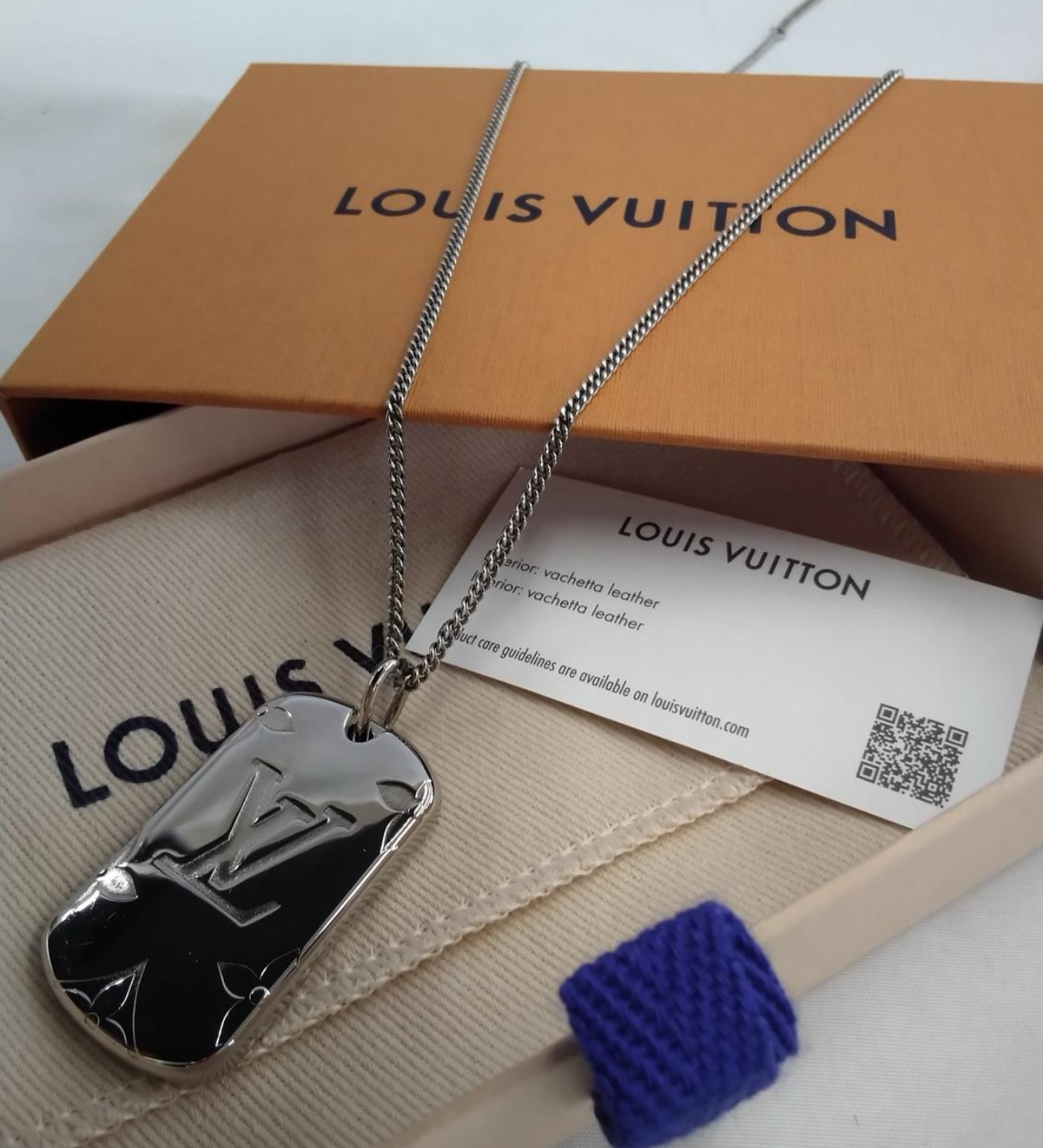 ルイヴィトン ロケットネックレス・モノグラム M62484