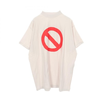 バレンシアガ BALENCIAGA BALENCIAGA × BFRND LIMITED EDITION 半袖Tシャツ 衣料品 トップス コットン メンズ グレー系 / マルチカラー 787358 【中古】