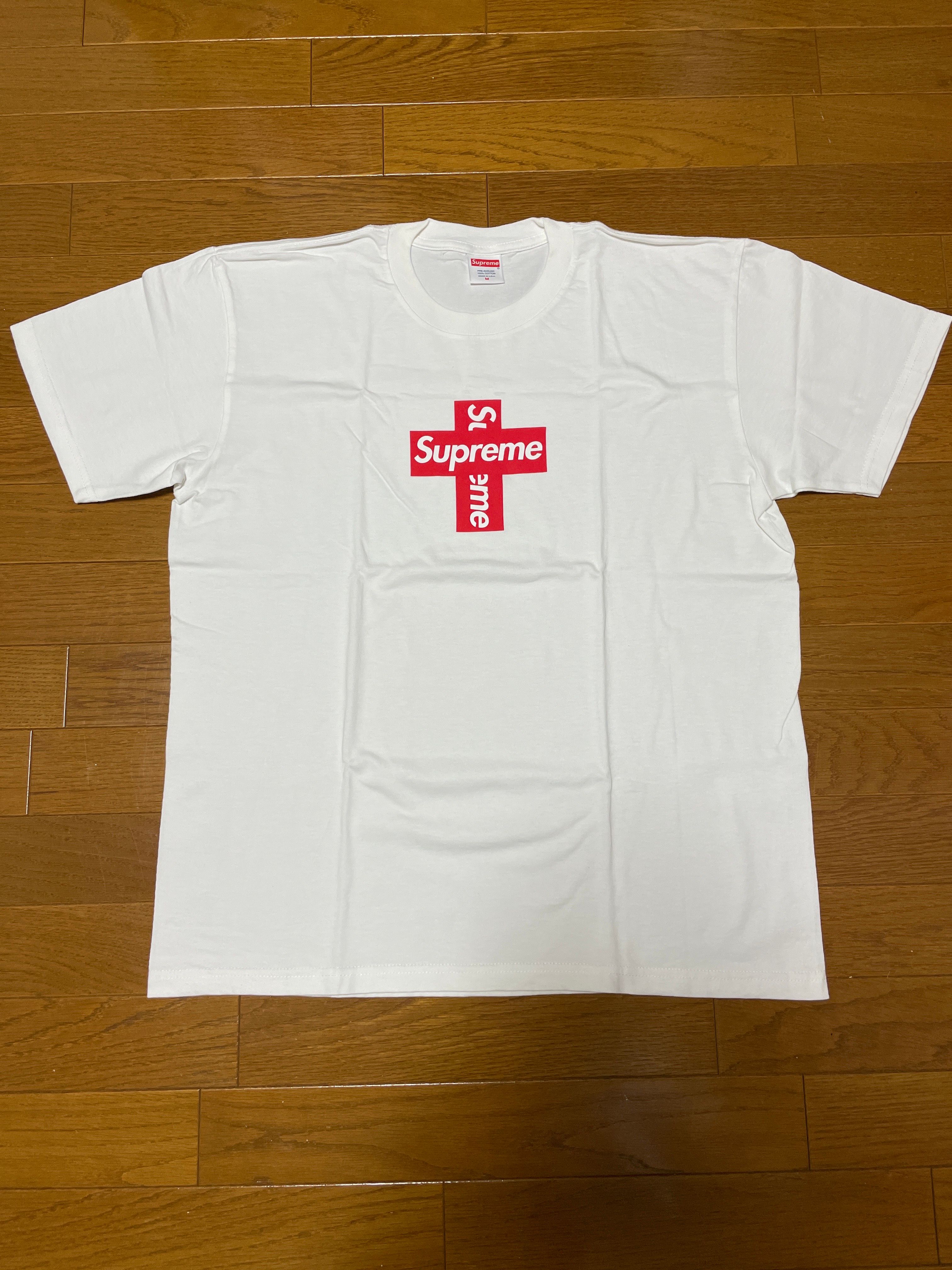 Supreme Cross Box Logo Tee "White"