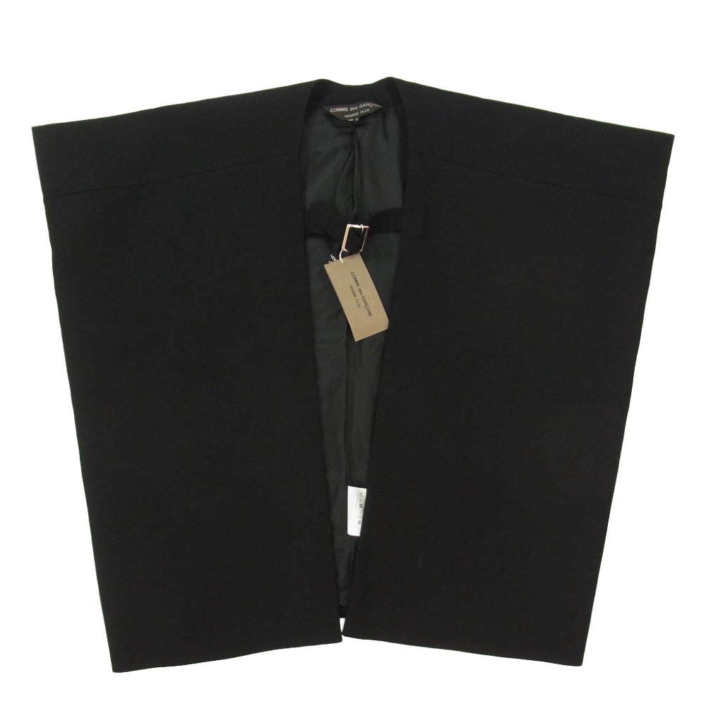 COMME des GARCONS HOMME PLUS コムデギャルソンオムプリュス 23AW PL-J062 BIG SHOULDER CAPE ビッグショルダー ケープ ジャケット ブラック系 M【美品】【中古】