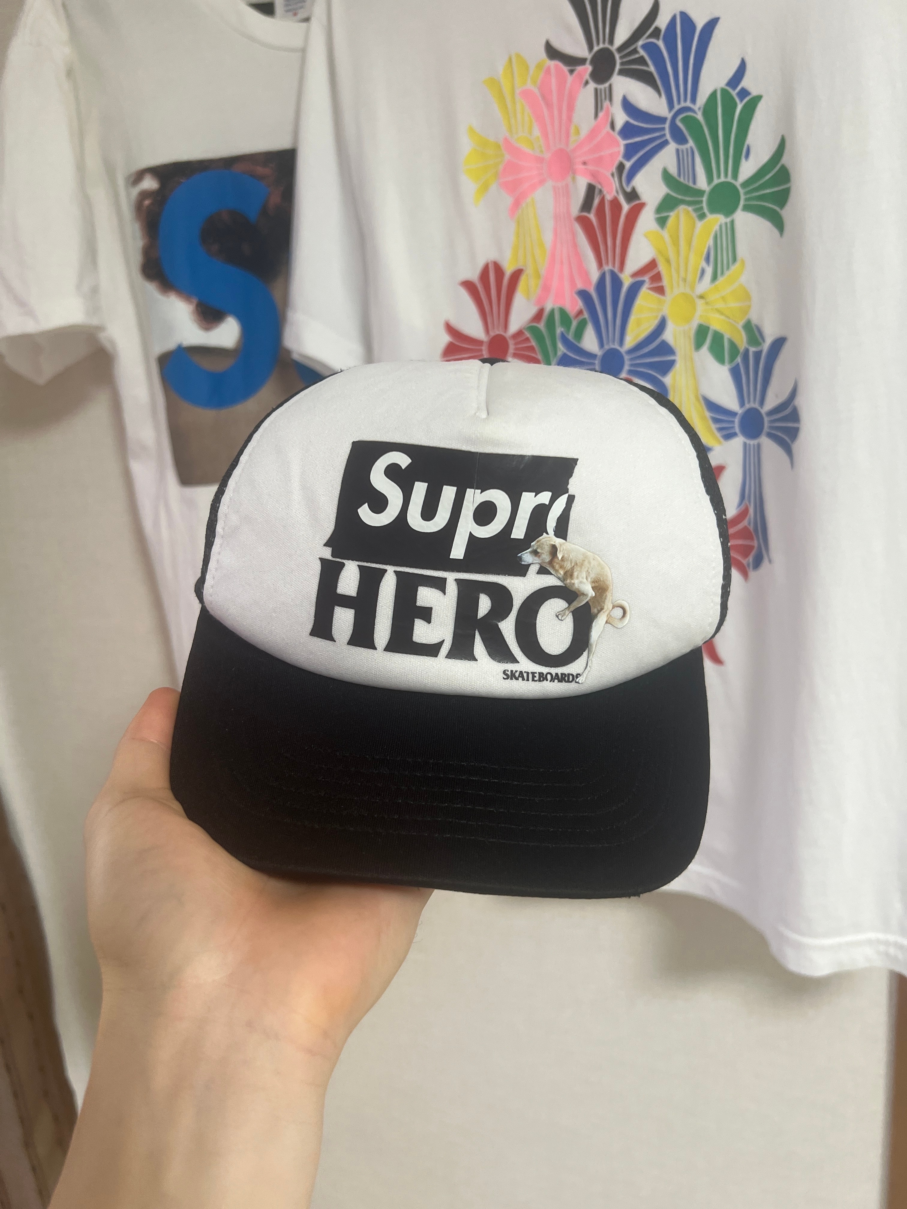 Supreme / ANTIHERO Mesh Back 5-Panel "Black"