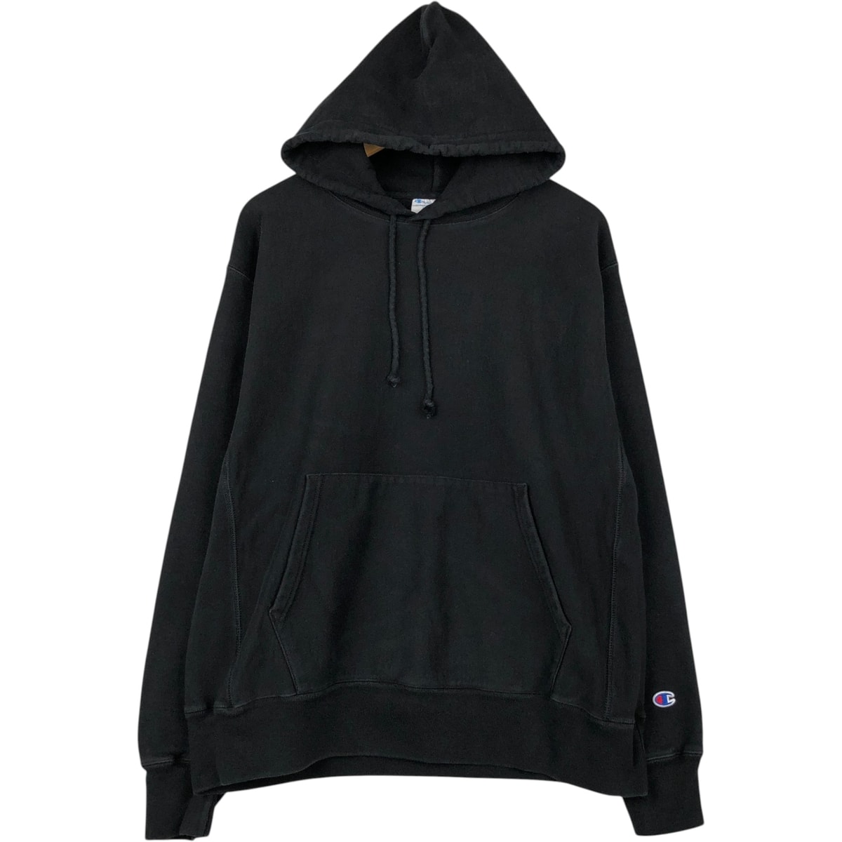 古着 チャンピオン Champion REVERSE WEAVE リバースウィーブ 目無し 無地 ブランクスウェットシャツ パーカー メンズL相当/eaa645447
