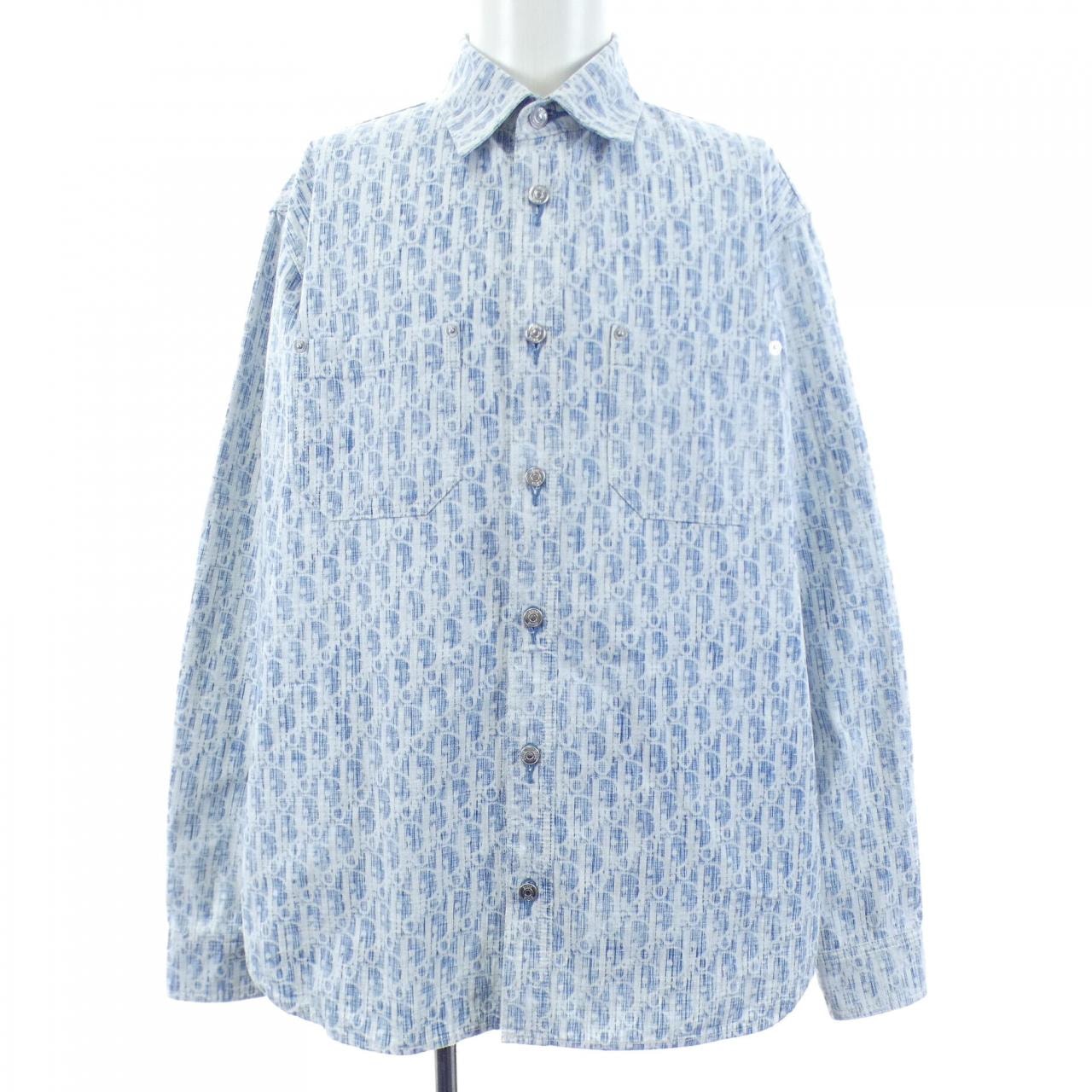 ディオール DIOR ディオール オブリーク カスリ コットンデニム 013D585BY989 シャツ