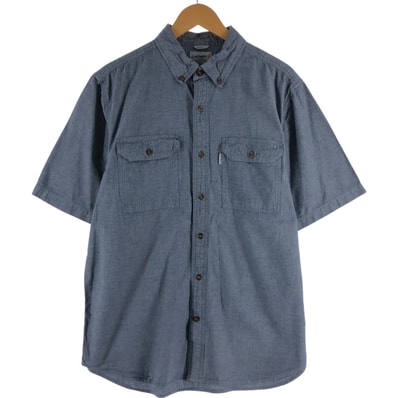古着 カーハート Carhartt RELAXED FIT 半袖 ボタンダウンシャツ メンズL相当/eaa535730
