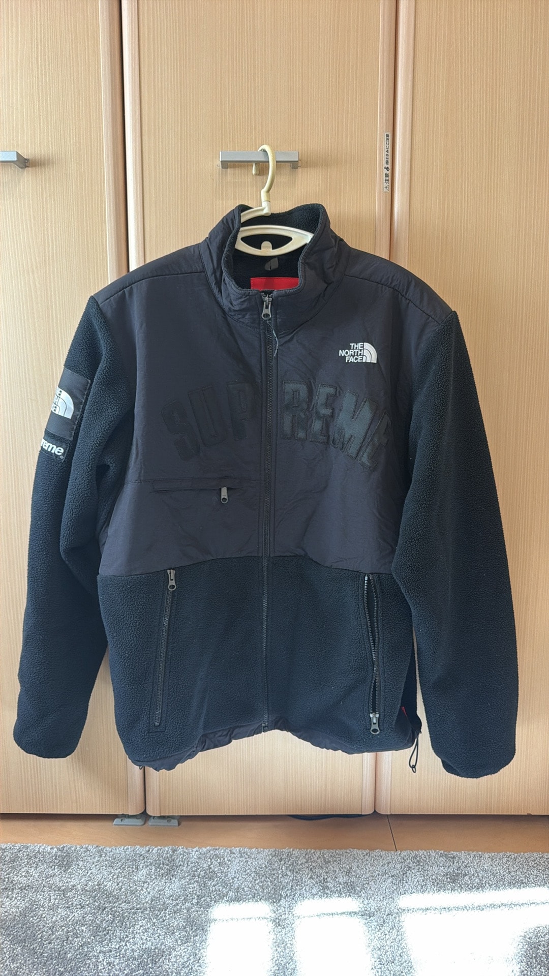 Supreme x The North Face Arc Logo Denali Fleece Jacket "Black"