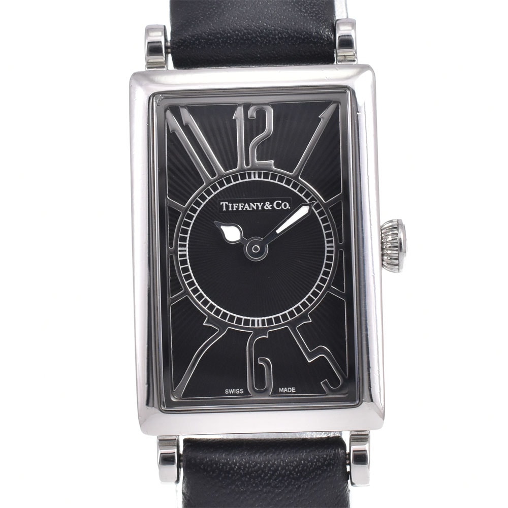 値下 ティファニー TIFFANY&Co. Z3000.10.10A10A68A ギャラリー クォーツ レディース 保証書付き C#146885