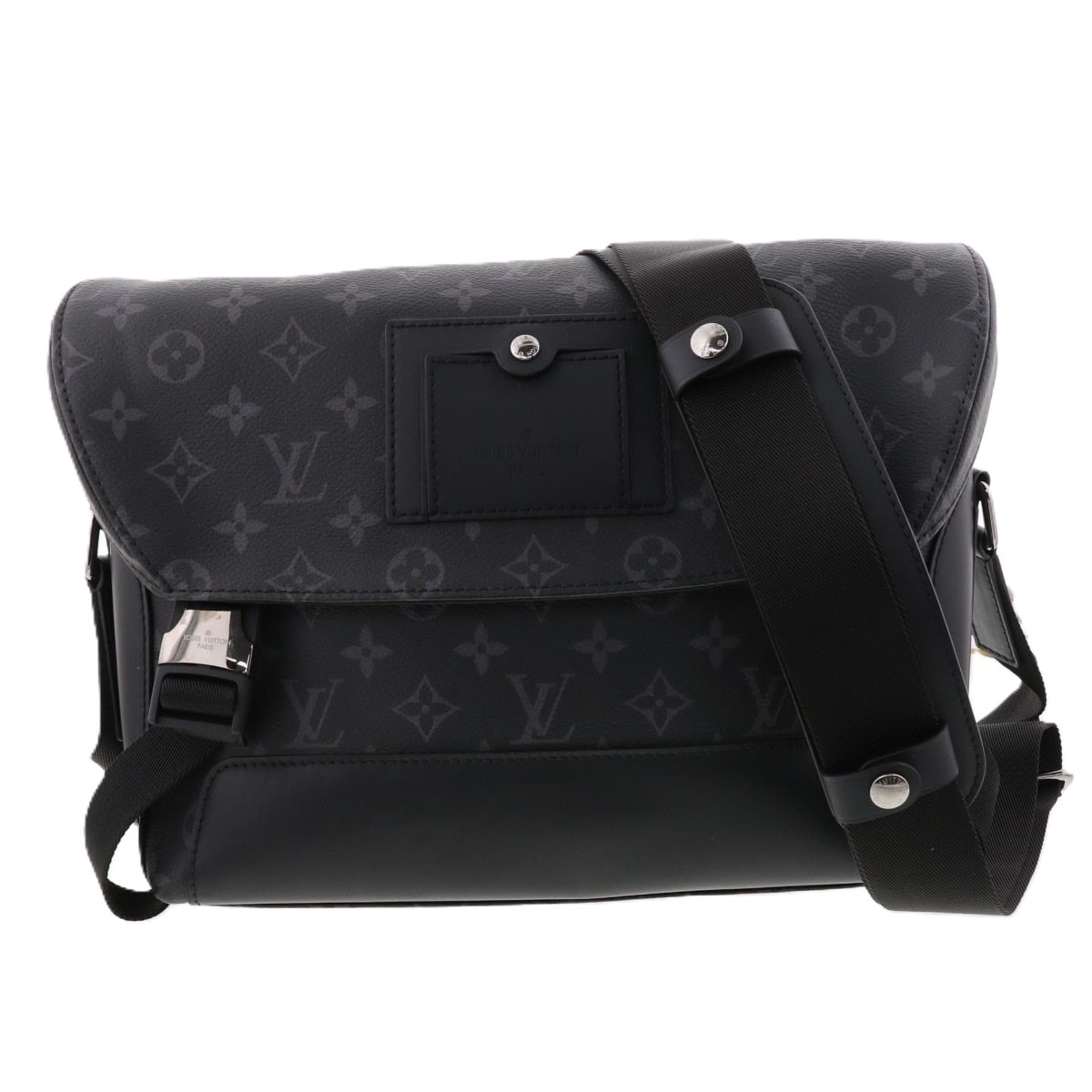 【再値下げ】LOUIS VUITTON ルイ・ヴィトン モノグラム メッセンジャー・ヴォワヤージュPM ショルダーバッグ M40511 PVCコーティングキャンバス モノグラムエクリプス  メンズ【中古】