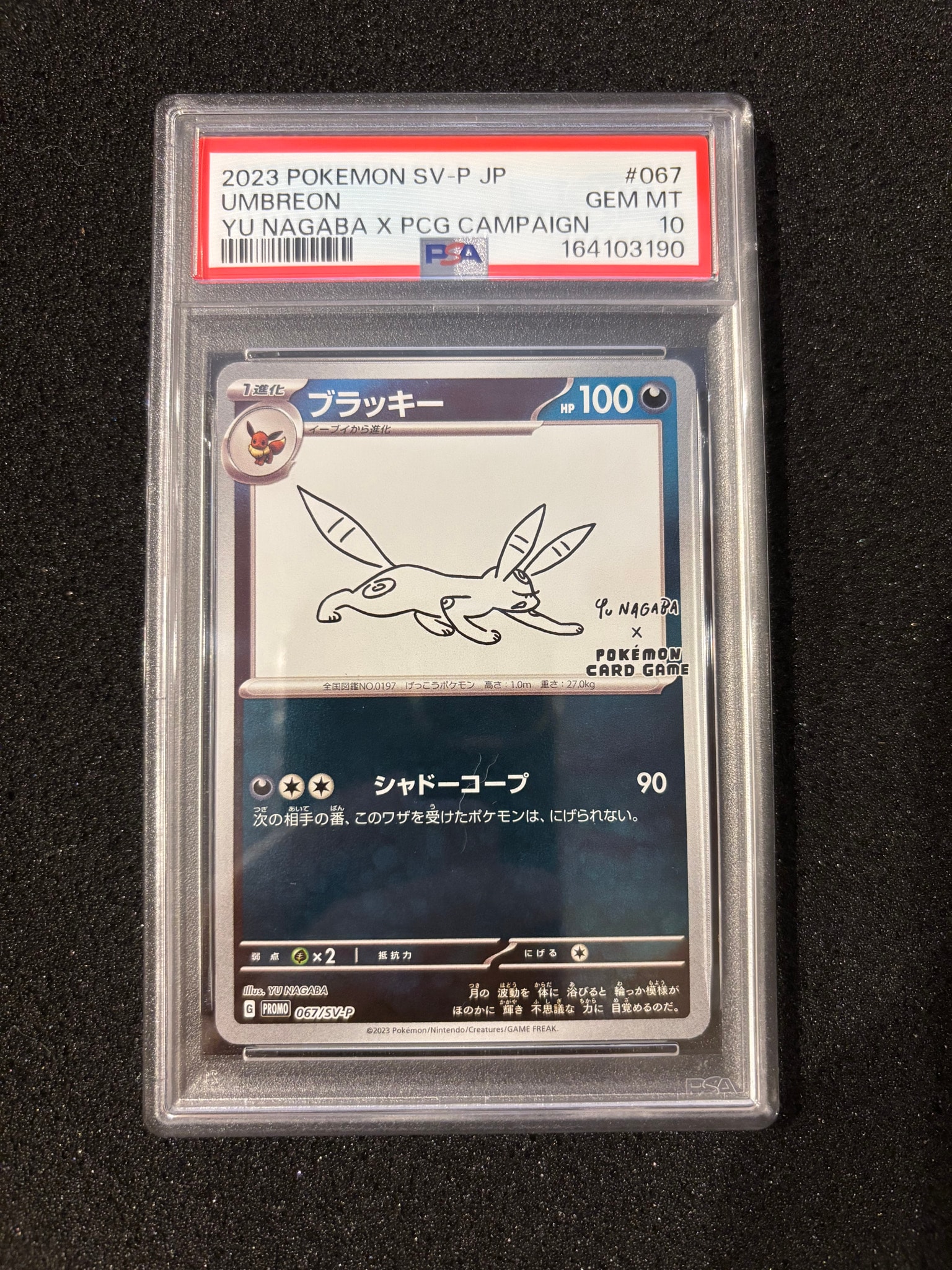 PSA10】ブラッキー: プロモ (ナガバブラッキー) [SV-P 067](「YU
