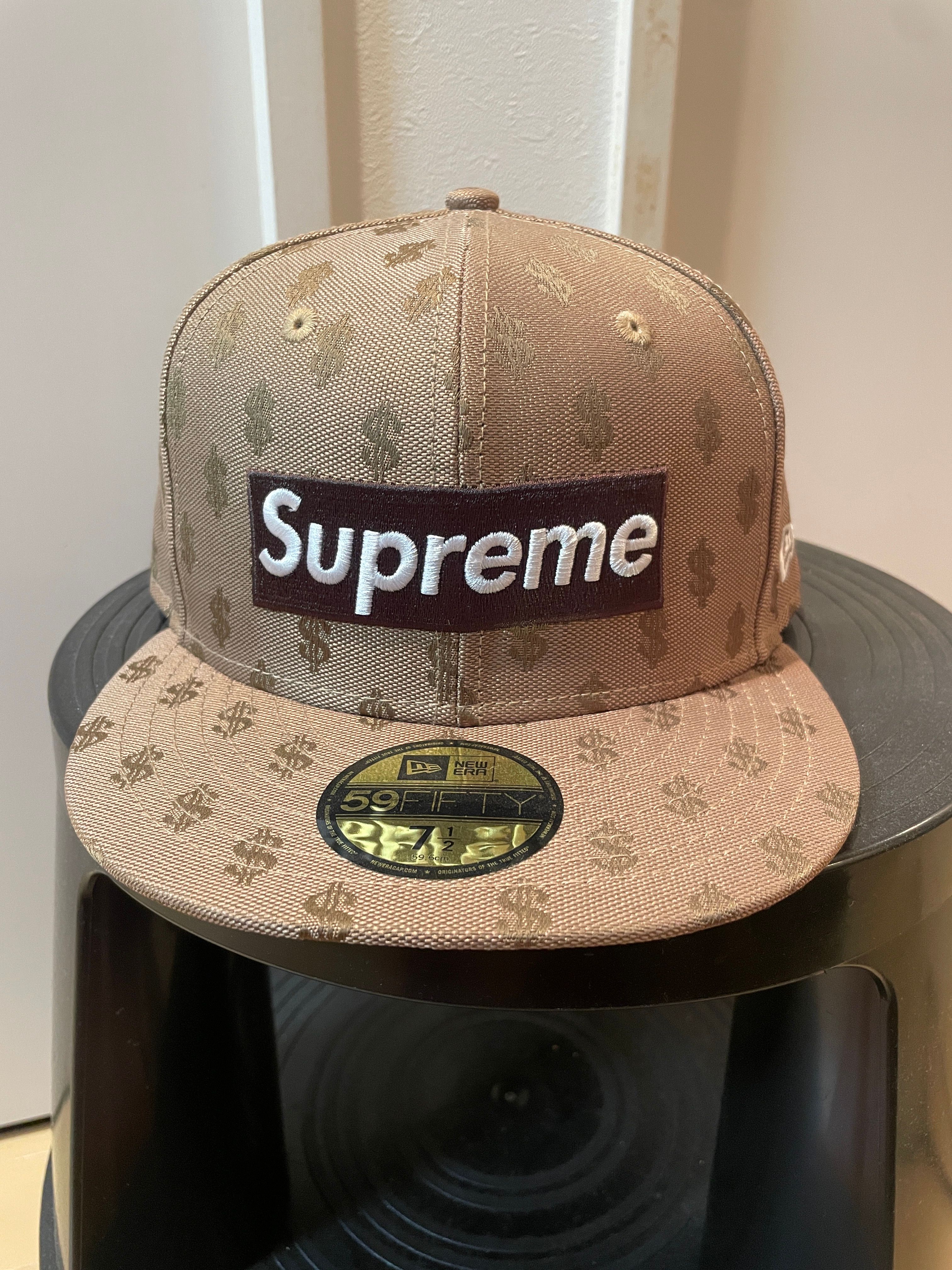 Supreme Monogram Box Logo New Era "Brown"