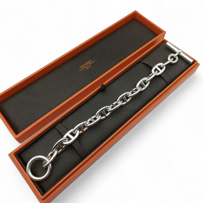 Hermes Chaine D'ancre TGM Bracelet "Silver"