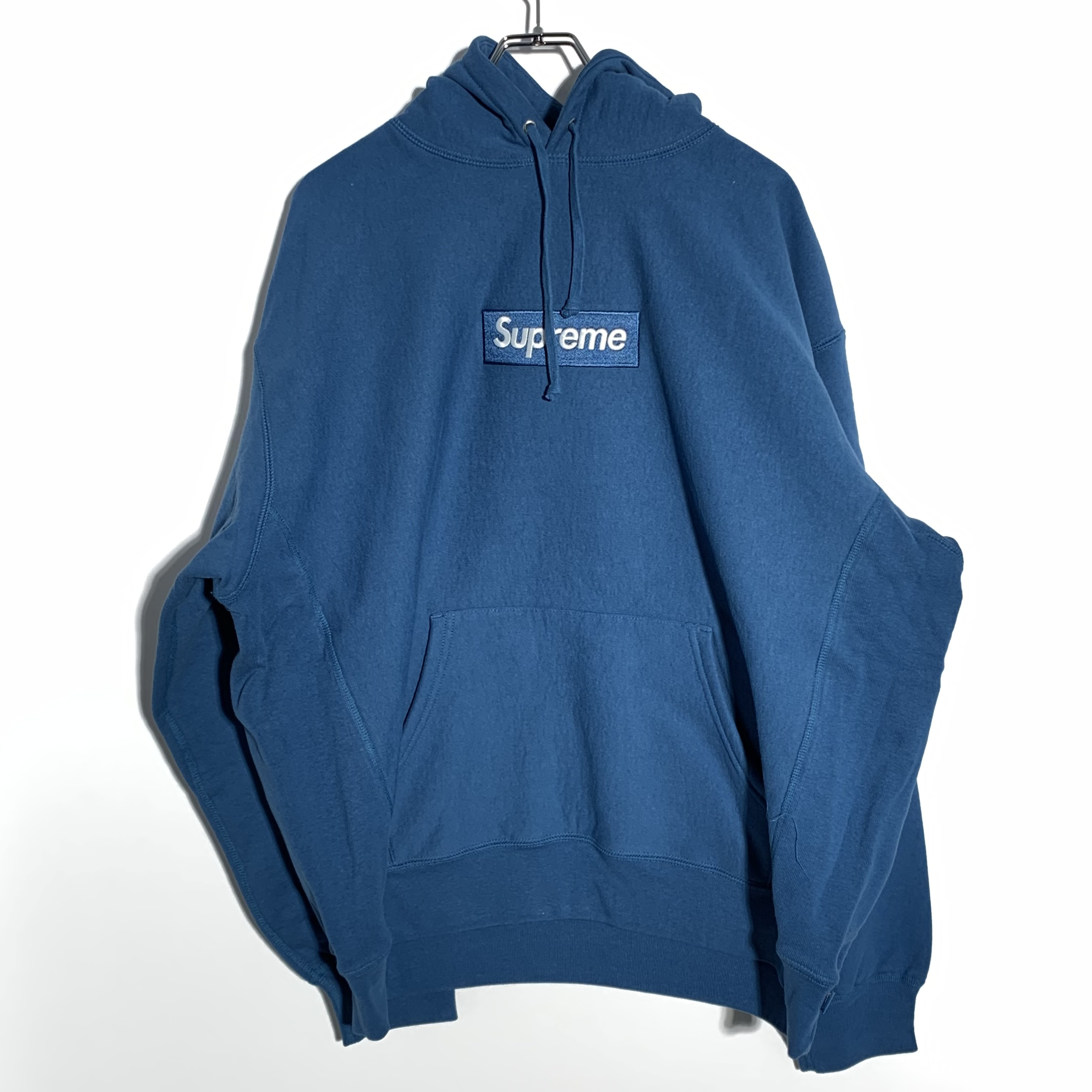 Supreme Box Logo Hooded Sweatshirt "Blue" (23FW)