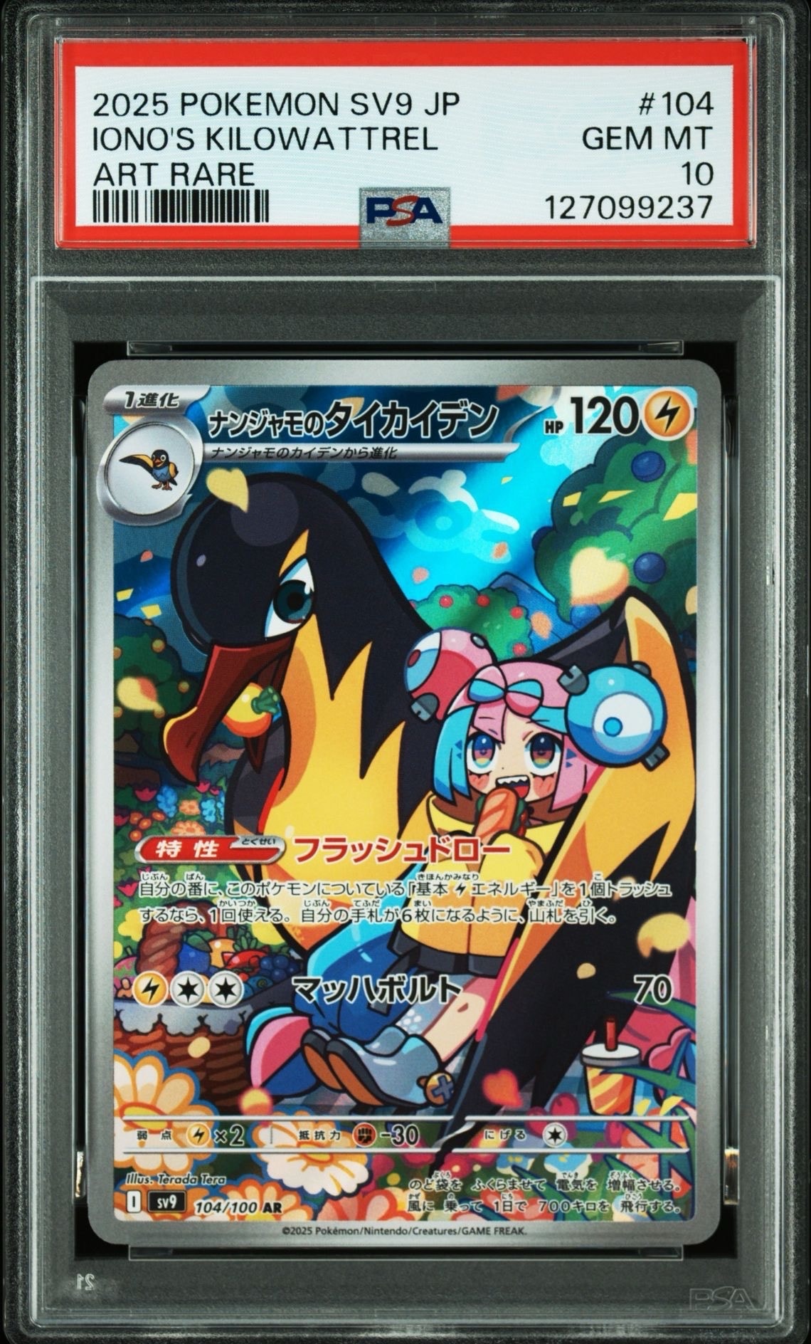 ナンジャモのタイカイデン AR [SV9 104/100](拡張パック「バトルパートナーズ」)