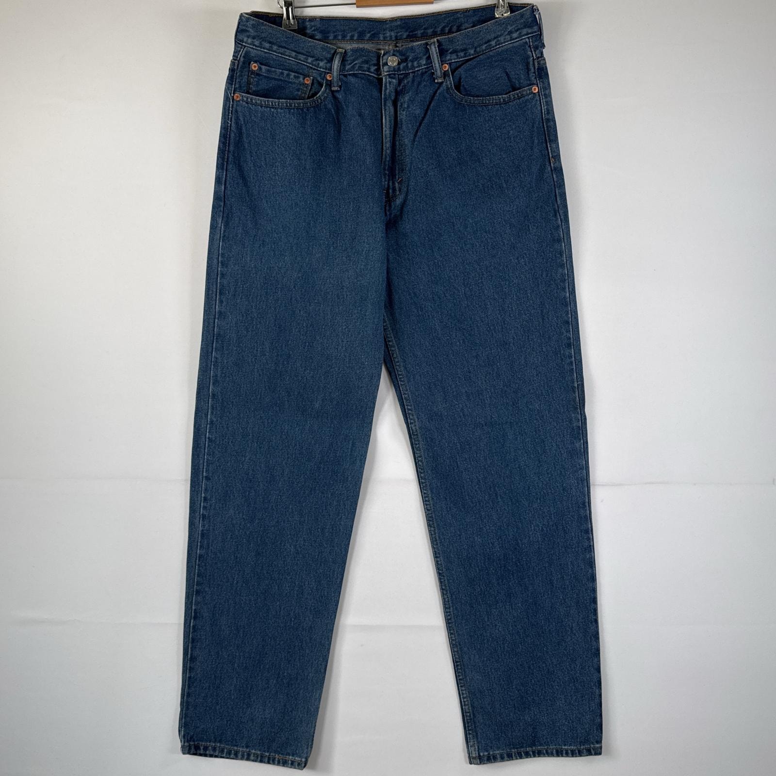 古着 リーバイス Levi's デニムパンツ 550 ジーパン テーパード 大きいサイズ ジップフライ ビッグサイズ w38 L34 ブルー メンズ