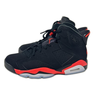 ナイキ 【美品】CT8529-001 Air Jordan 6 Retro Infrared Salesman ハイカットスニーカー 27.5