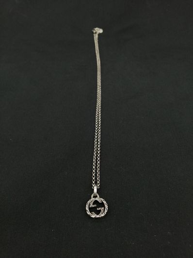 GUCCI Interlocking G Pendant Necklace