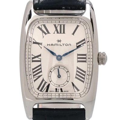 ハミルトン 【美品】H13421611 アメリカン クラシック Boulton Small Second Quartz