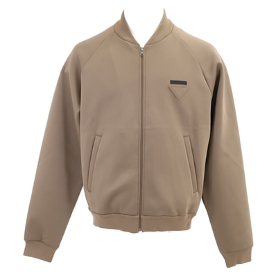 プラダ 【新品同様/国内正規/25年製】UJL40C テクニカル フリース ブルゾン M