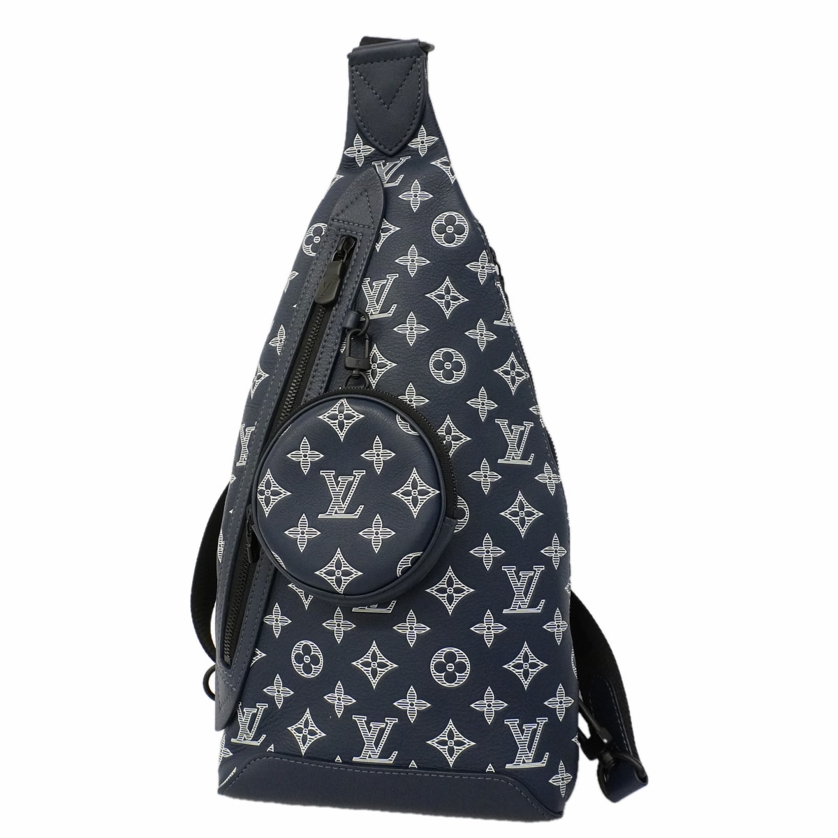 Louis Vuitton Duo Slingbag Monogram Shadow "Blue Marine"
