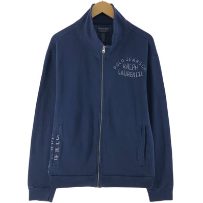 古着 ラルフローレン Ralph Lauren POLO JEANS COMPANY フルジップスウェットシャツ トレーナー メンズXL相当/eaa534822