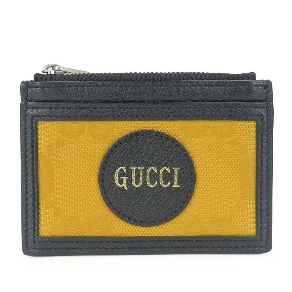 ◆美品◆グッチ オフザグリッド カード、コイン ケース  イエロー グッチレディース 財布・小物カードケース/コインケース | GUCCI® JP