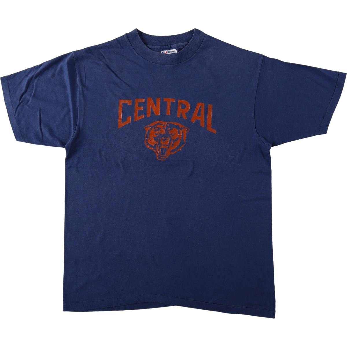 古着 80年代 ヘインズ Hanes Fifty-Fifty 青タグ カレッジTシャツ USA製 メンズL相当 ヴィンテージ/eaa673618
