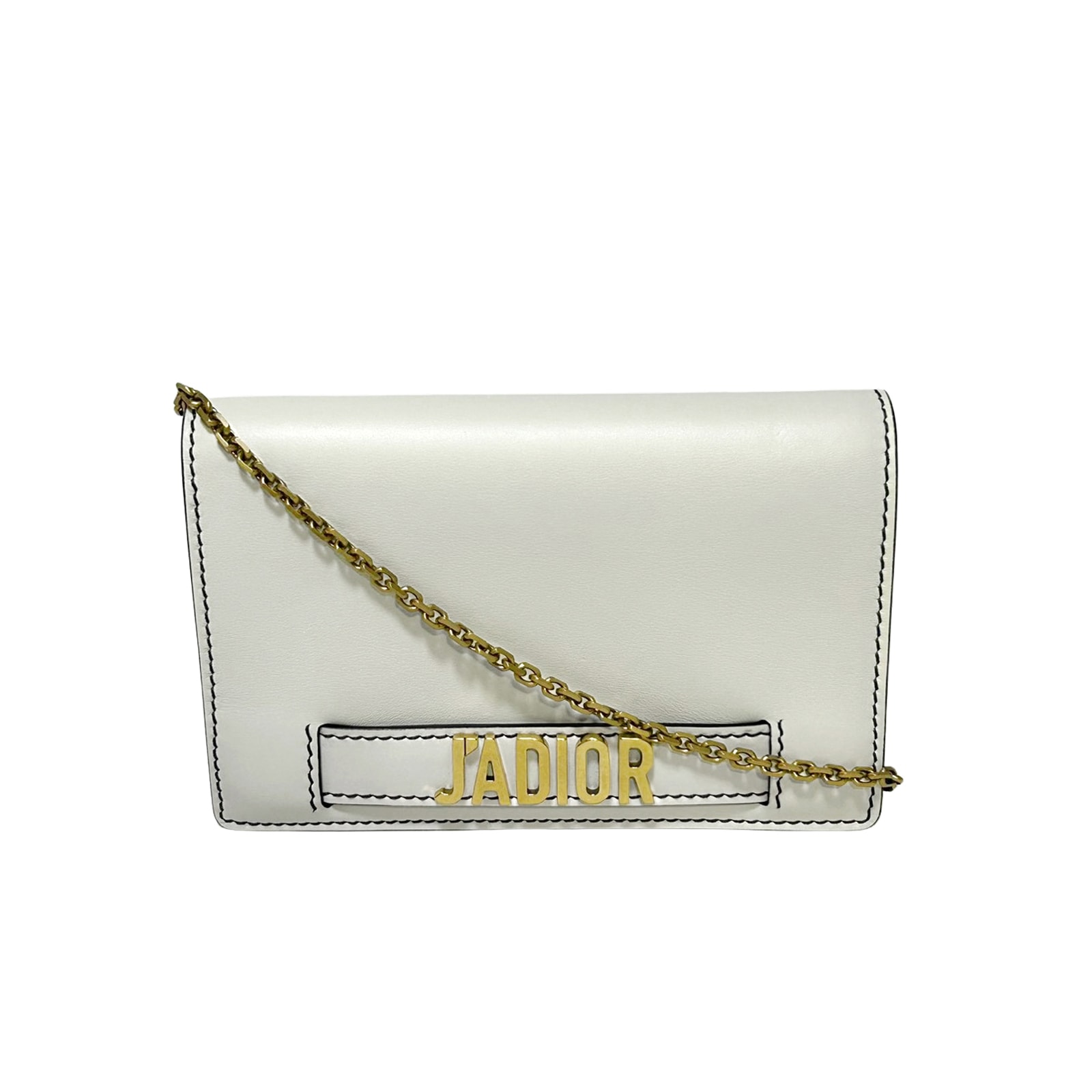 DIOR ディオール J'ADIOR ジャディオール チェーンバッグ レザー ホワイト レディース ショルダーバッグ