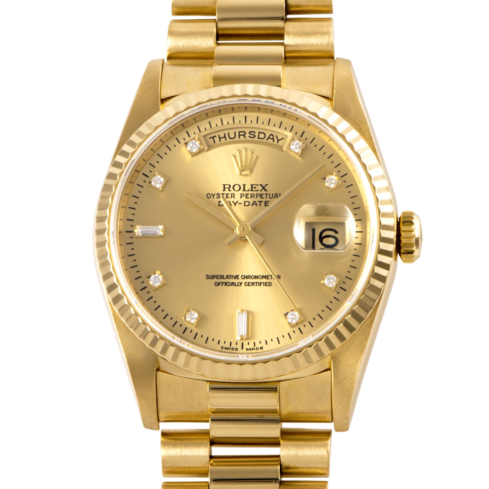 ROLEX ロレックス デイデイト W番 18238A K18YG【中古】