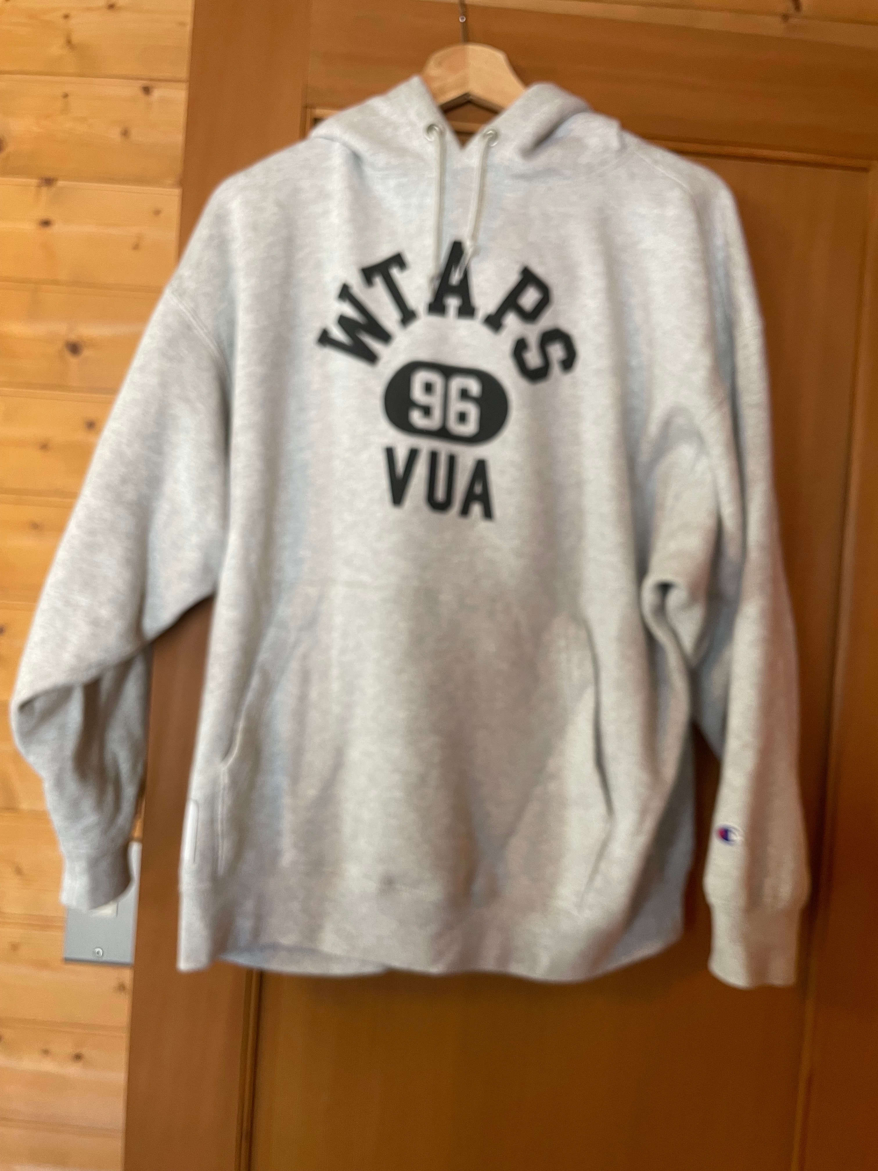 ダブルタップス x チャンピオン アカデミー / フーディー / CTPL "グレー" 242HBCHD-CSM04S / C8-B114