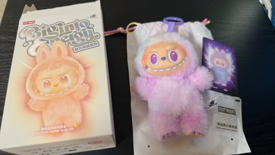POP MART THE MONSTERS (LABUBU) Big into Energy Series Plush Pendant LUCK