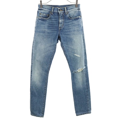 SAINT LAURENT サンローラン ストレートデニムパンツ w27 ジーンズ ジーパン