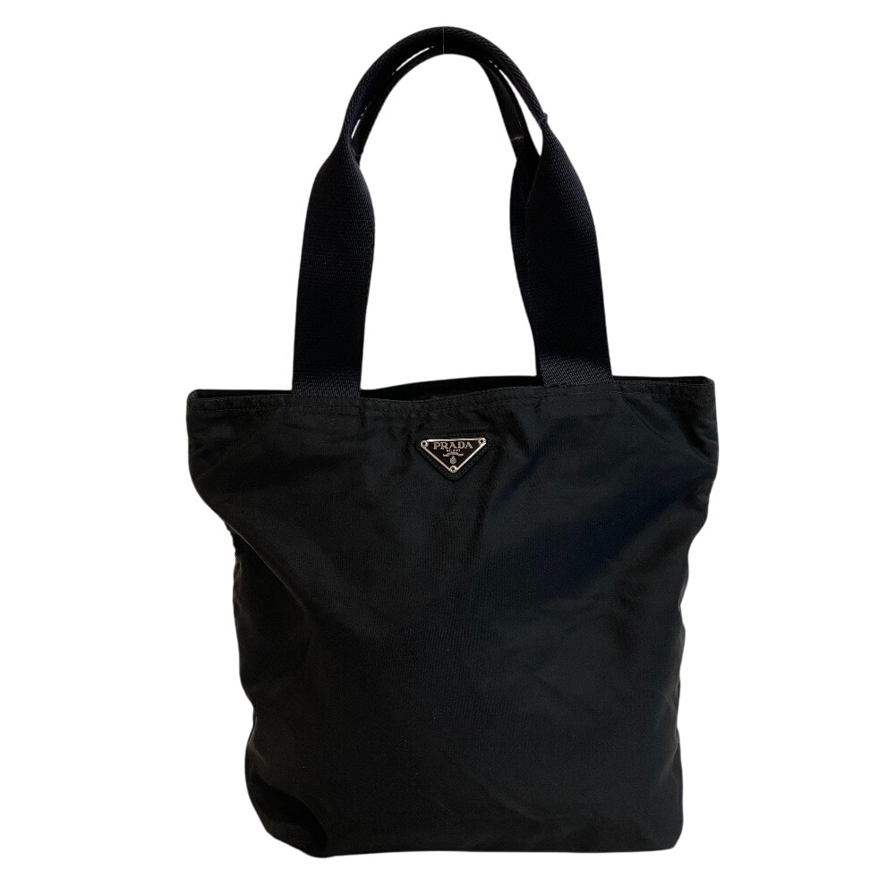 プラダ PRADA ハンドバッグ 三角ロゴプレート ブラック