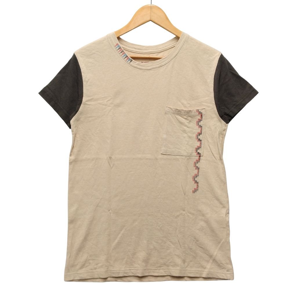 KAPITAL キャピタル 切り替えし ポケット 半袖Ｔシャツ 51879
